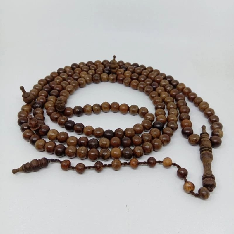 HITAM Toriqoh tasbih 165 Points 8mm grade A Agarwood tasbih++ Fragrant ...