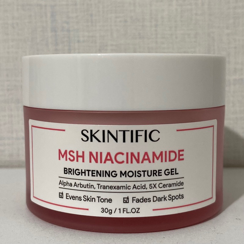 Skintific Msh Niacinamide Brightening Moisturizer Gel G Shopee