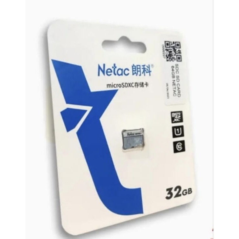 MICRO SD NETAC 32GB/64GB/128GB MEMORY CARD CLASS 10 ORIGINAL | Shopee ...