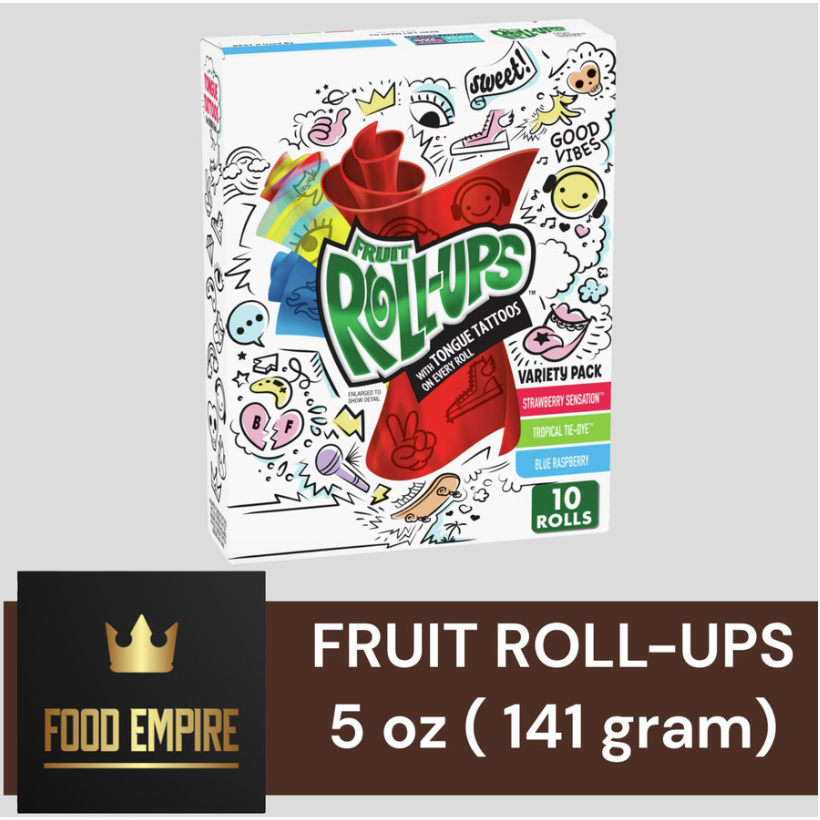 FRUIT ROLL - UPS Variety pack 5 oz | Fruit Flavored Snacks 141 grams ...