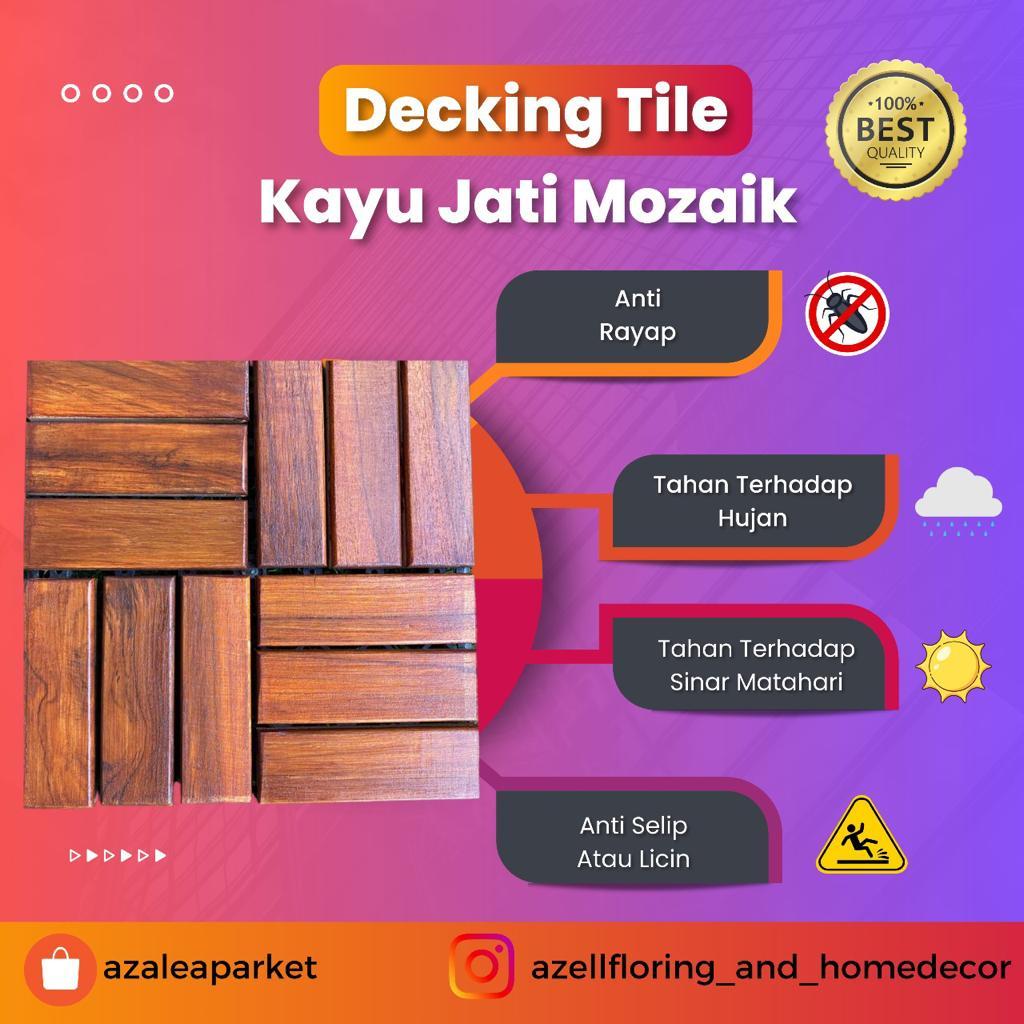 KAYU Teak Wood Decking Tile Teak Wood Tile Teak Wood Floor