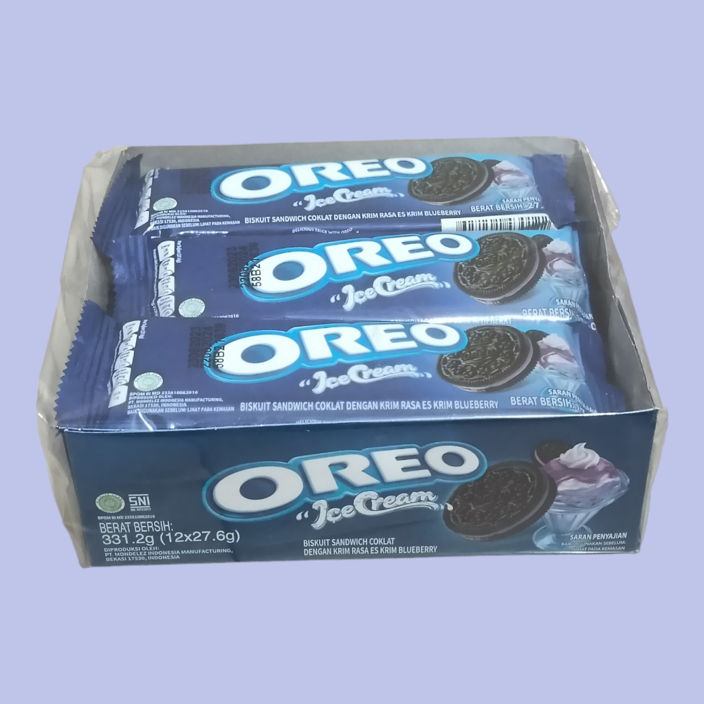 Oreo Ice Cream Blueberry Biscuits [12 sachets/box] | Shopee Philippines