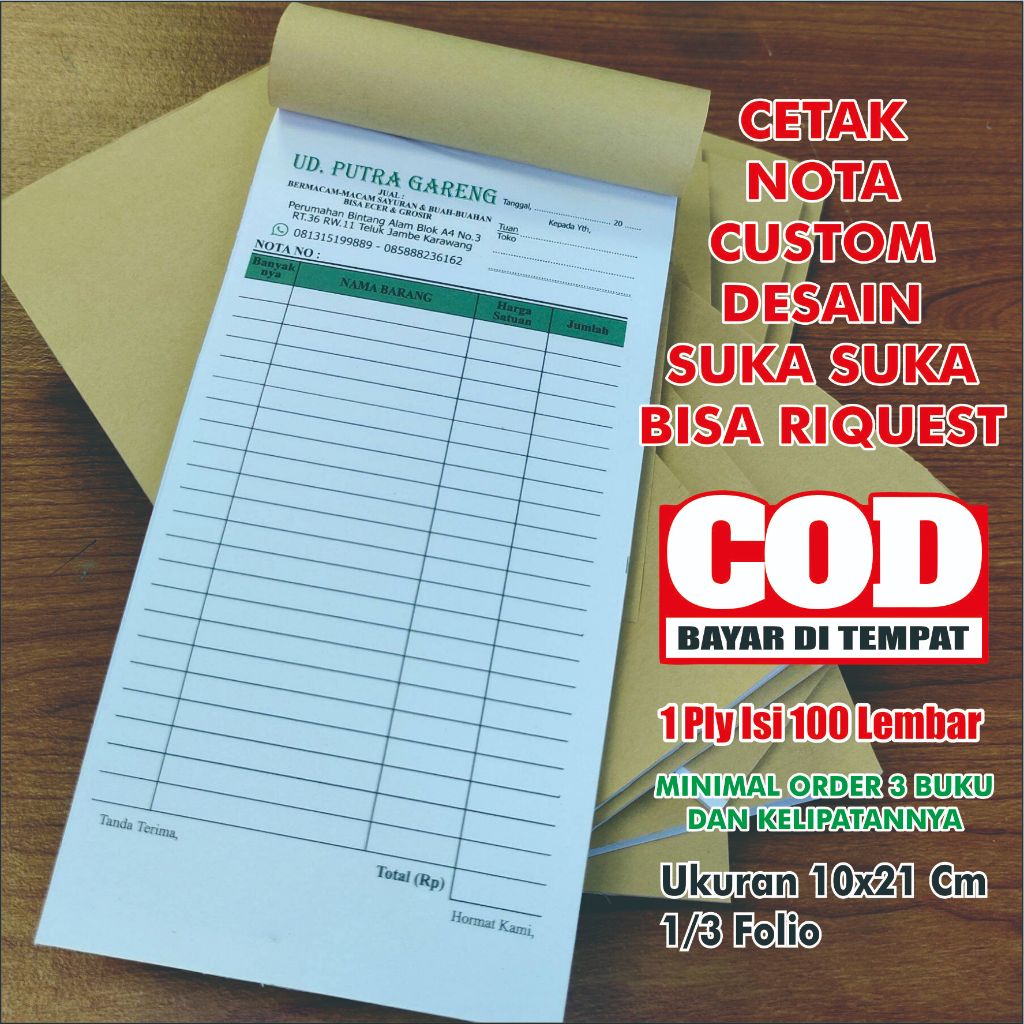 Print Custom Notes with Your Own Name 1Ply Contents of 100 Sheets Print ...