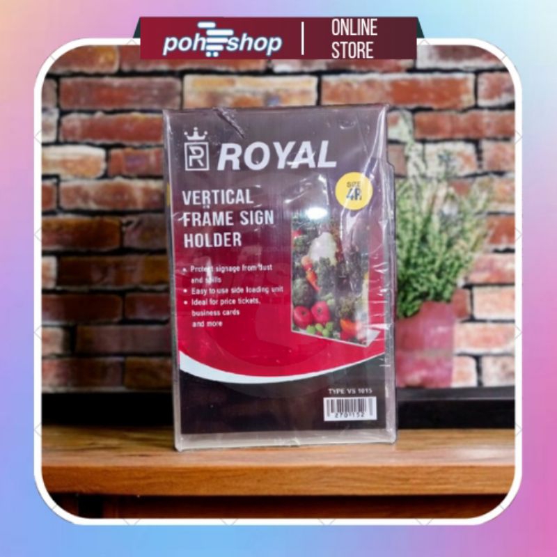 Royal Vertical Frame Sign Holder VS 1015 | Shopee Philippines
