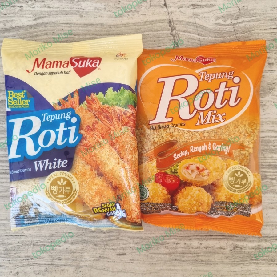 Mamasuka Bread Flour 100 Gr/breadcrumbs/ panko mix 100 Gr Original