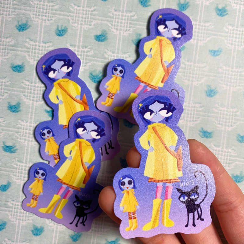 Corpse Bride & Coraline Diecut Sticker by Alixos Tim Burton Fanart ...