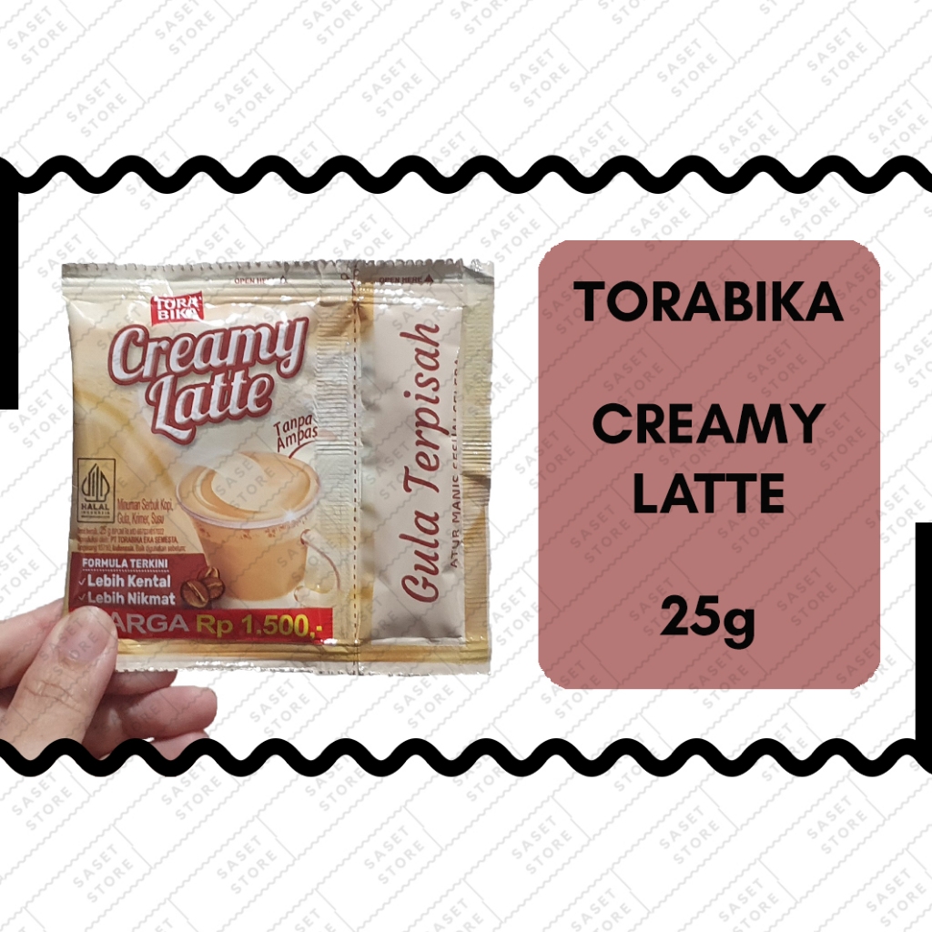 Torabika Creamy Latte 25g Instant Coffee Sachet Sugar Powder Milk ...