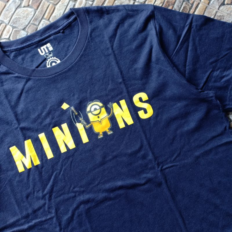 Minions Despicable Me x UNIQLO TShirt original preloved tag official