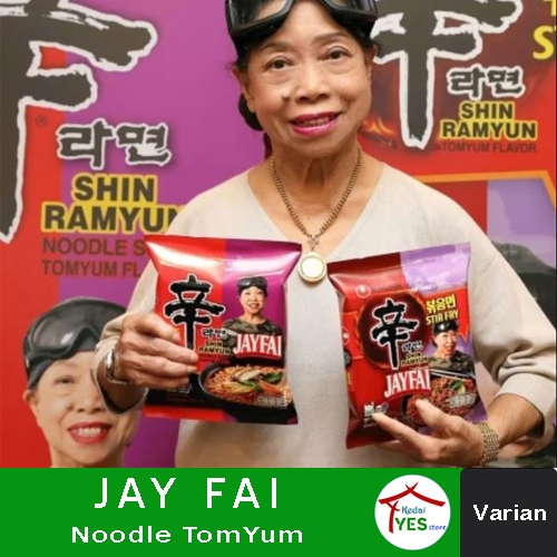 Nongshim JAY FAI Shin Ramyun/Dry Tomyum Flavor HALAL JAYFAI Shopee