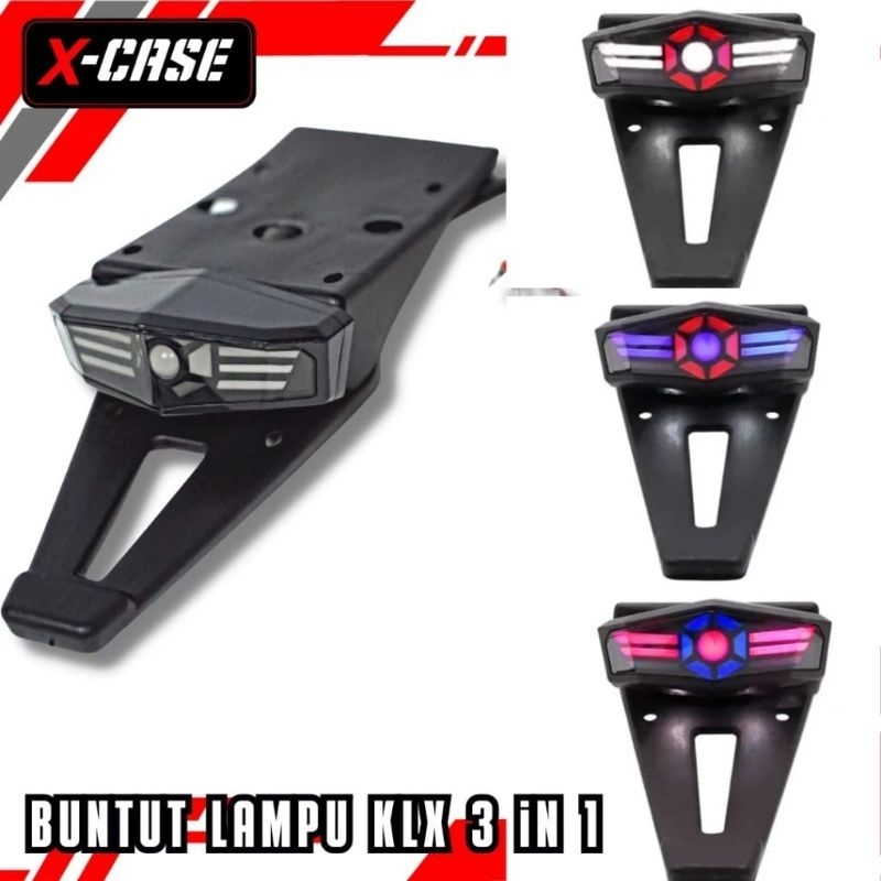 Rear Fender plus Stop lamp / Rear Led Stop lamp 3 in 1 Klx D Tracker ...