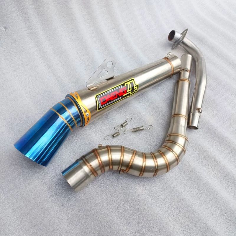 Conical 1set Big Elbow Open pipe Daeng Sai4 51mm Exhaust Muffler For ...