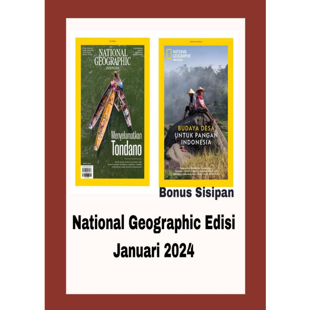 National Geographic January 2024 Edition Shopee Philippines