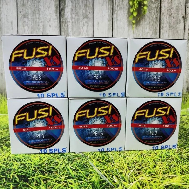 Most Wanted X8 PE String Fusion Quality X8 1M Choose TF9 Size | Shopee ...