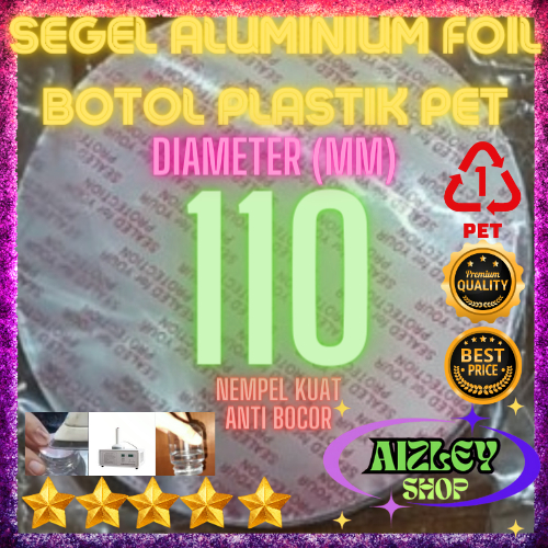 110mm Aluminum Foil PET Plastic Bottle Seal for (Keli Bottle, Sambal
