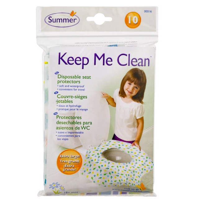 Summer Keep Me Clean Disposable seat Potty Protectors - 10 Pack ...