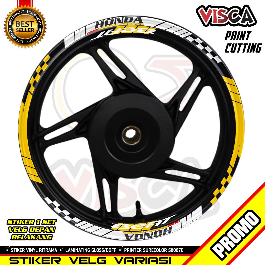 Rim Stickers - Wheel Stickers - Rim Cutting Stickers - Beat Flag 3 ...