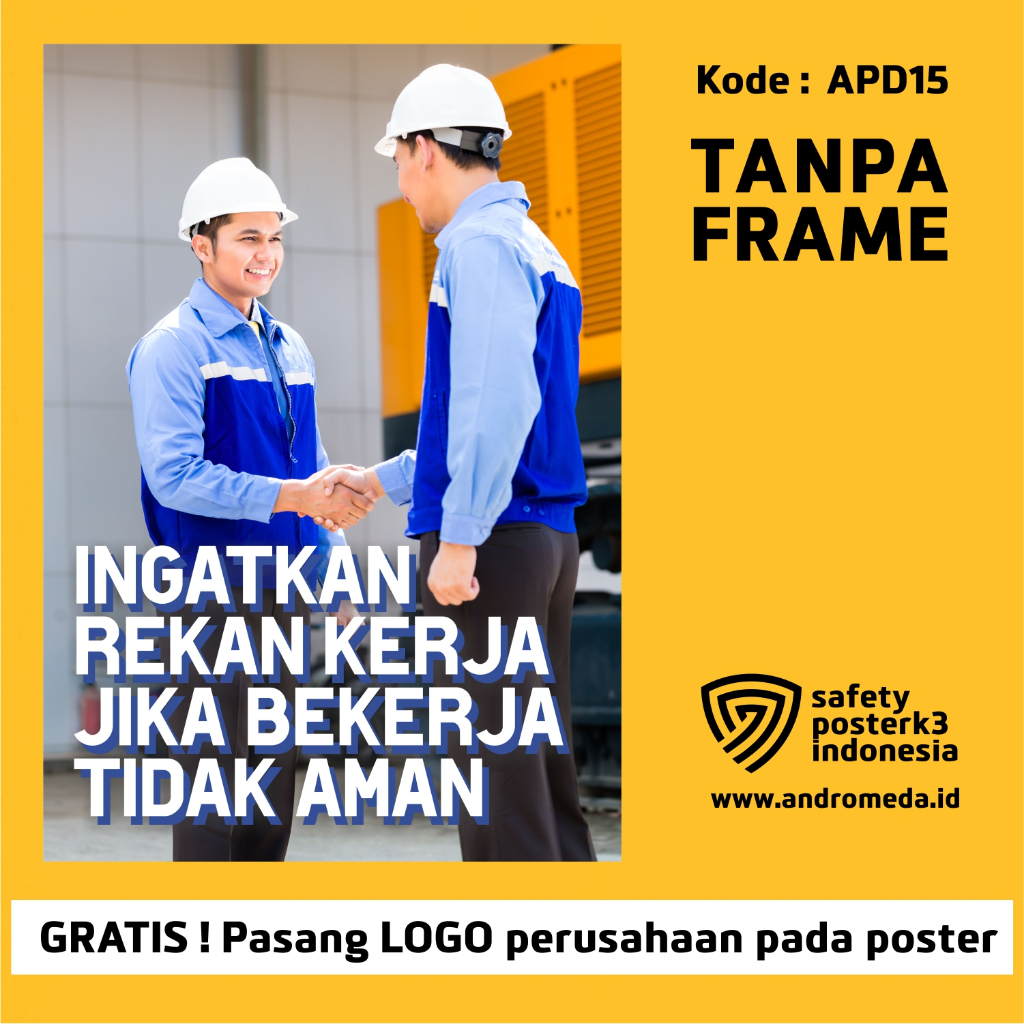 Safety Poster K3: Remind the Rework if you work is not safe_A3 | Shopee ...