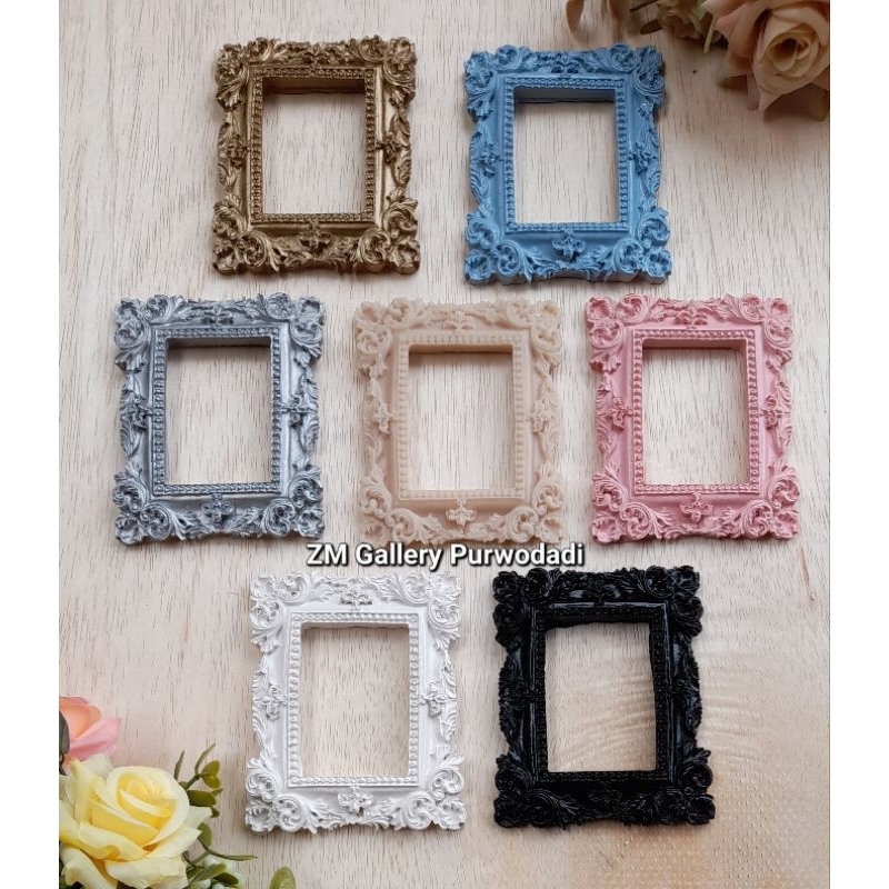 Vintage Photo Props Frame 04 Square Aesthetic Photo Prop European Style ...