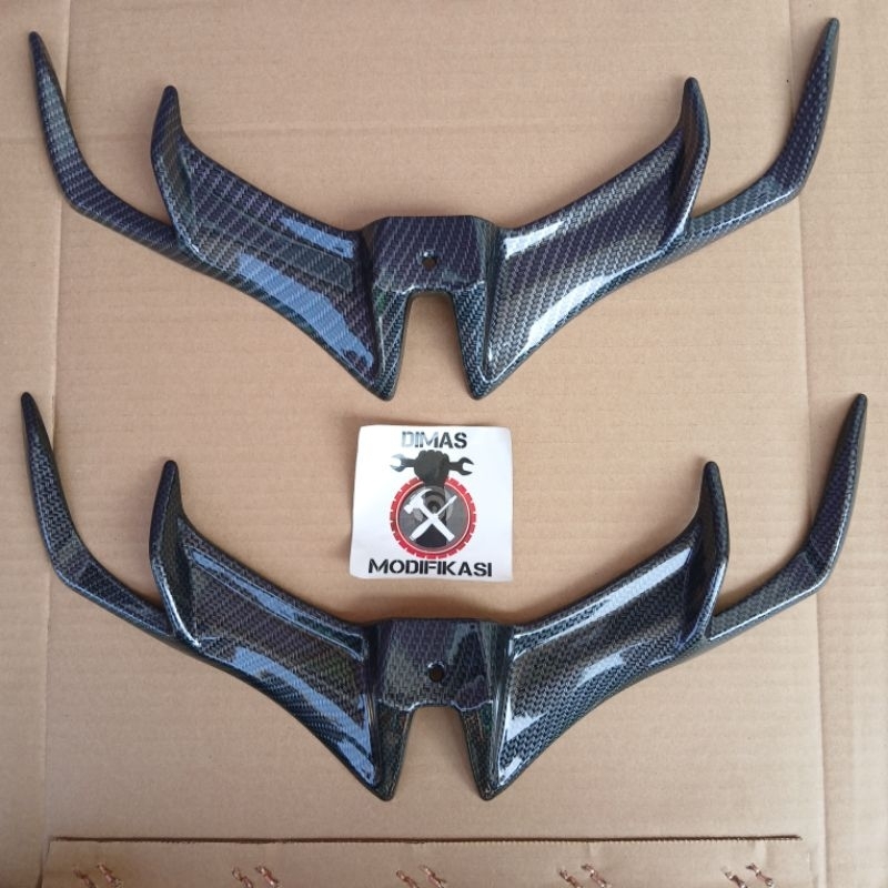 Winglet R V Carbon Best Quality Winglet Yamaha R V Vva Shopee