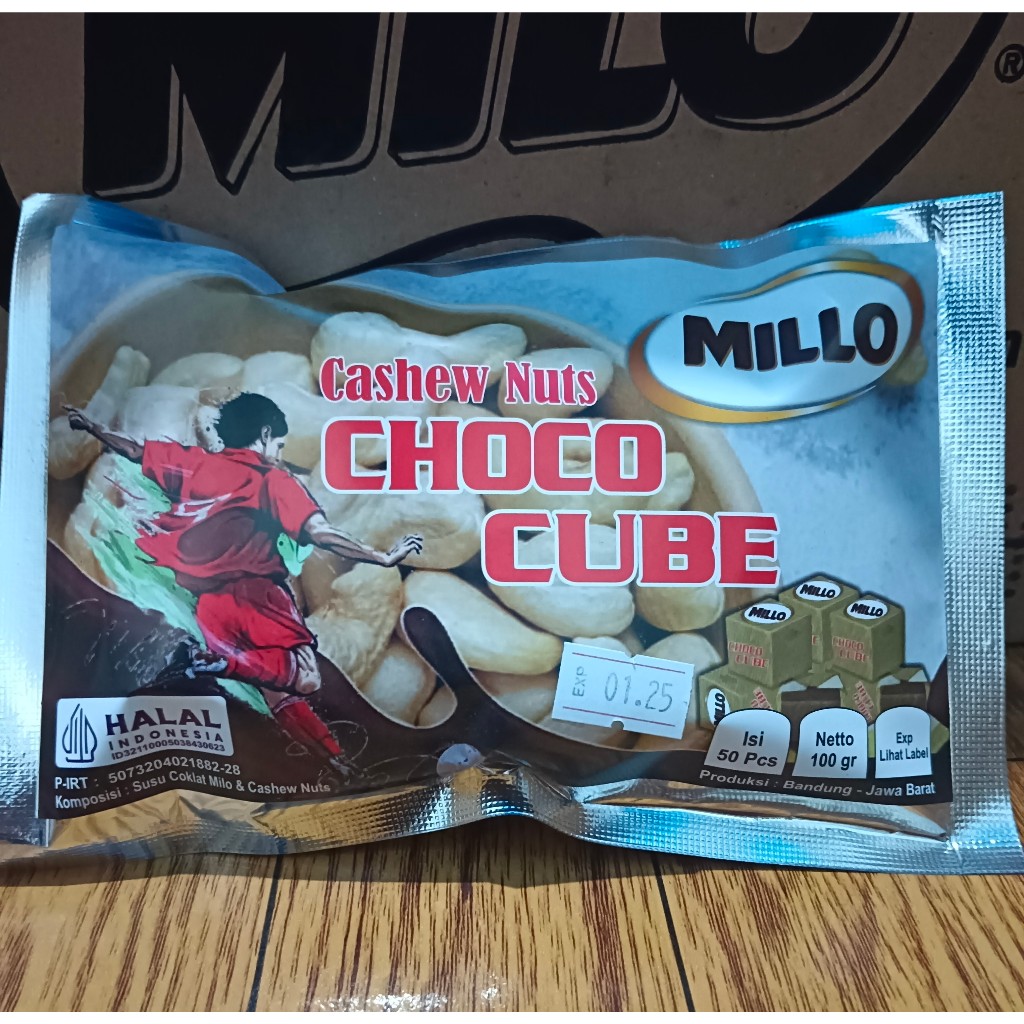 LOKAL Cashew Nuts/Cashew Nuts, Milo/Millo Cube Local 1 Pack (Contains ...