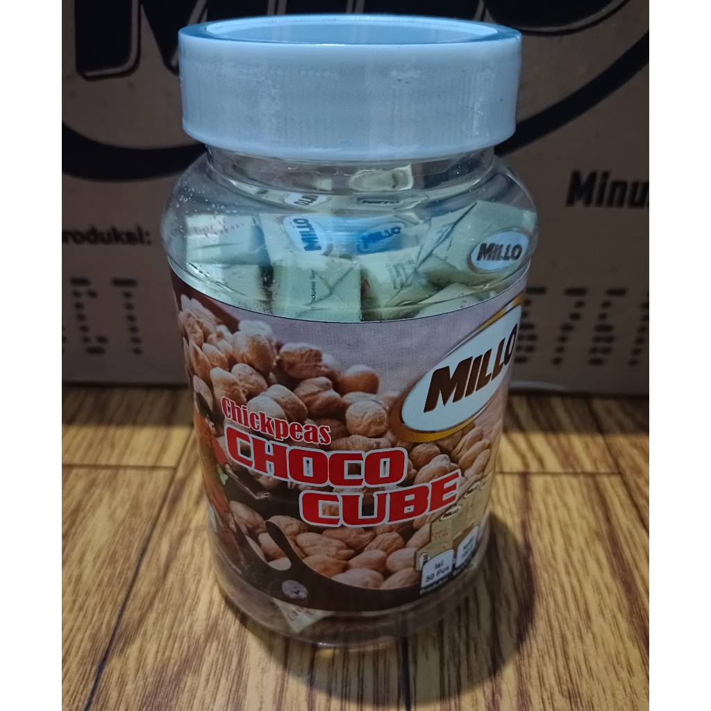 LOKAL Chickpeas/arabic Nuts, Milo/Millo Cube Local 1 Jar (50 Cubes ...