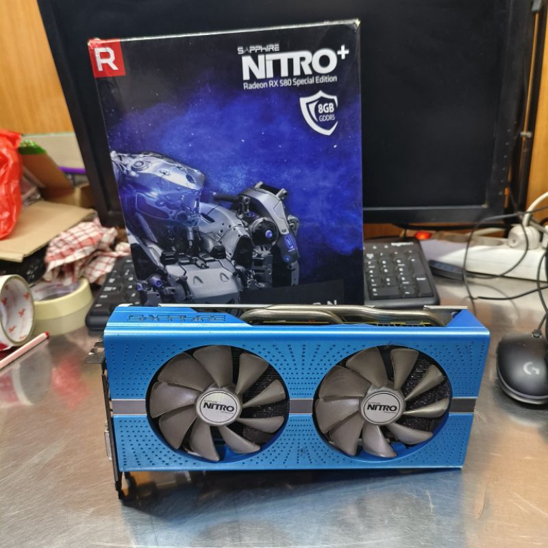 Vga gpu sapphire rx580 nitro+ special edition 8gb | Shopee Philippines