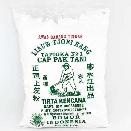 Sago Tani Liauw Tjoei Kang Pit 1kg Tapioca Flour Pak Tani Flour ...