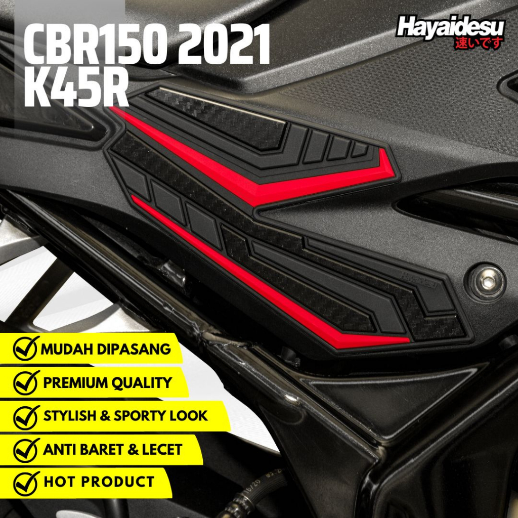 Hayaidesu New CBR 150R K45R 2021 Body Protector Middle Side Cover - Main Image