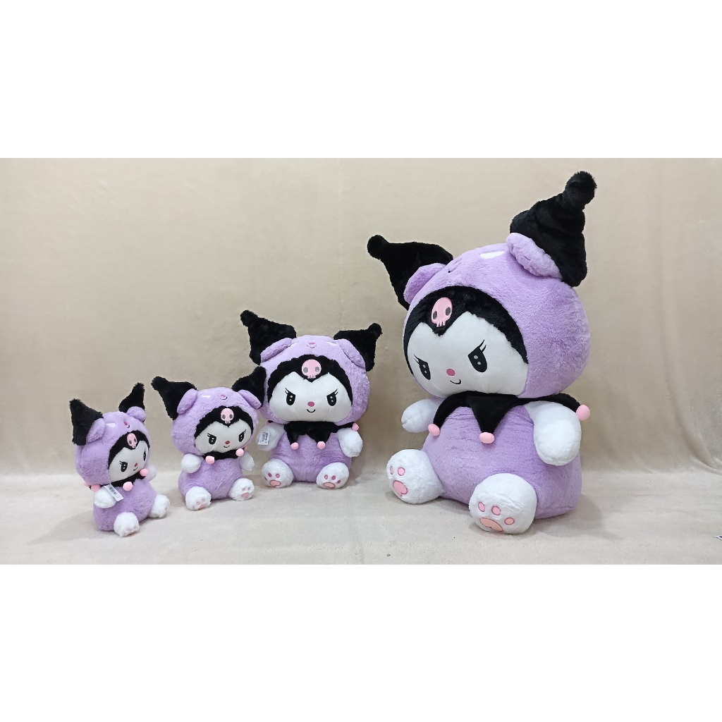 UNGU Kuromi Sit Doll Sanrio Kuromi Purple Doll 12 CBT | Shopee Philippines