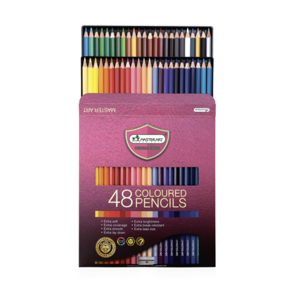 Master Art Color Pencil /Colour Premium grade 48clr | Shopee Philippines