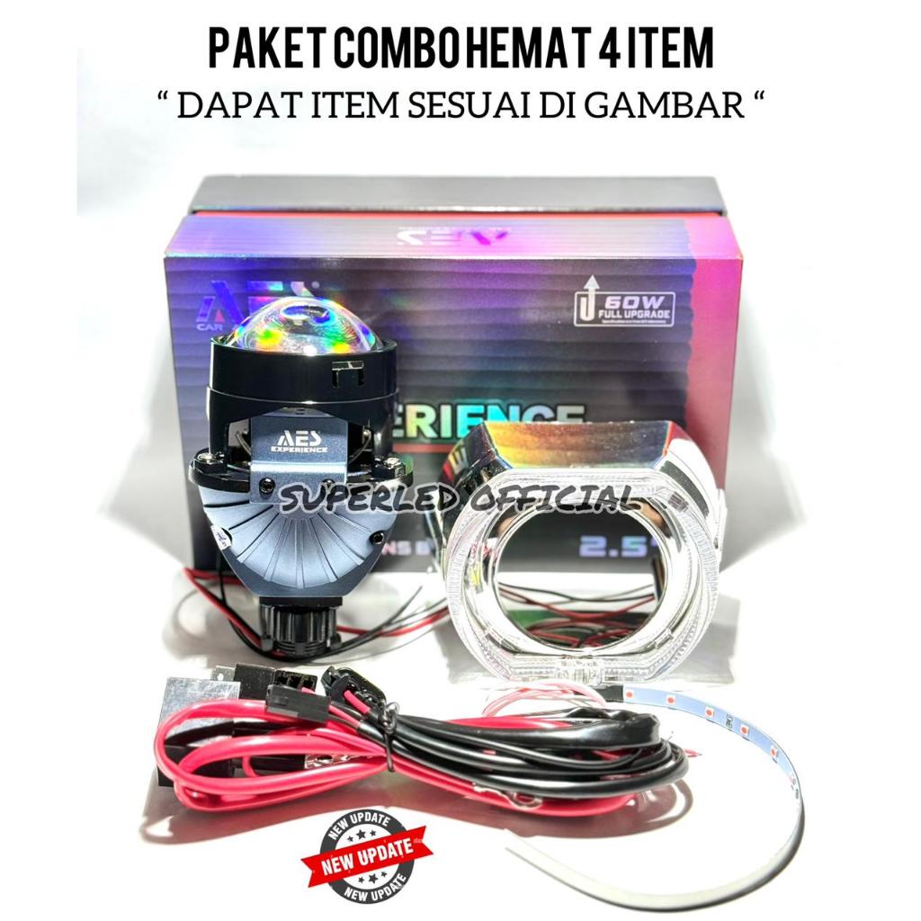 Bundling COMBO Package 4 Items BILED TURBO AES SE EXPERIENCE 60 WATT ...