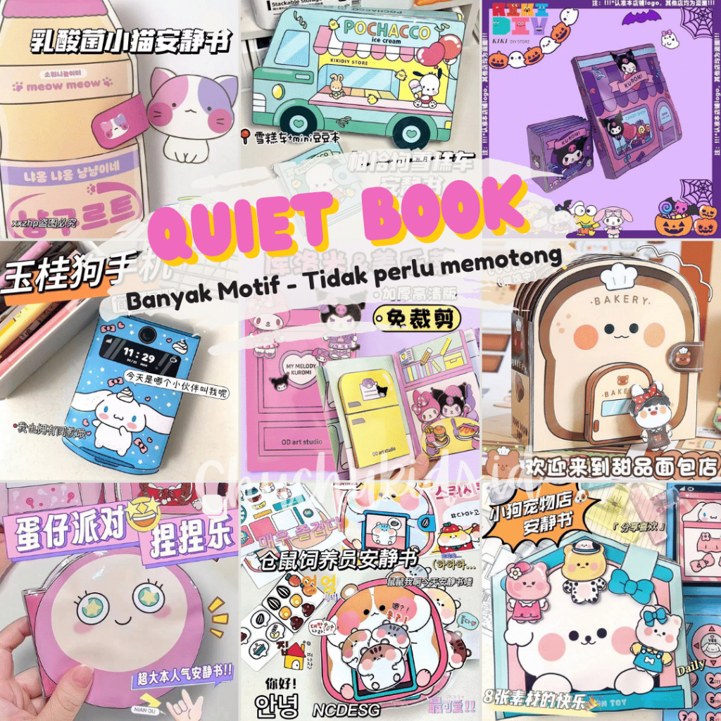 Quiet Book New New Product Diy Sanrio Toys Educational Toys Busy Book