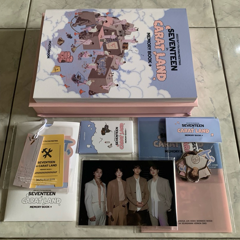 Sharing OUTBOX And PHOTOBOOK SEVENTEEN IN CARATLAND 2024 Shopee