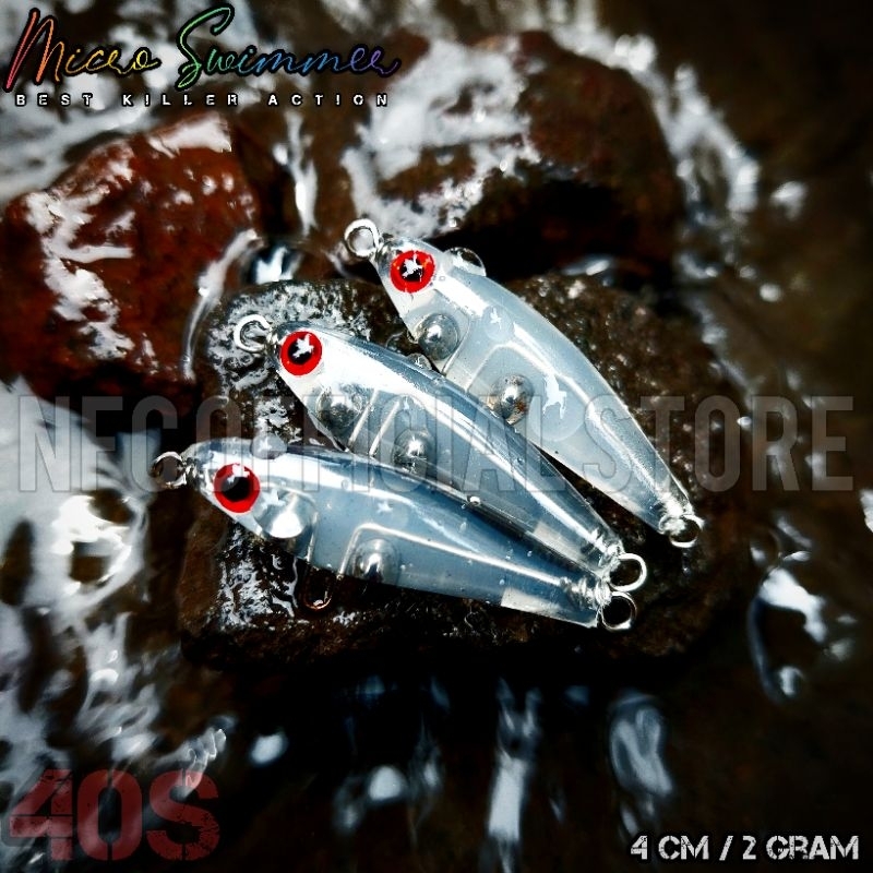 Micro Swimmer 40s 4 cm 2 gram Sinking BEST KILLER ACTION | Shopee ...