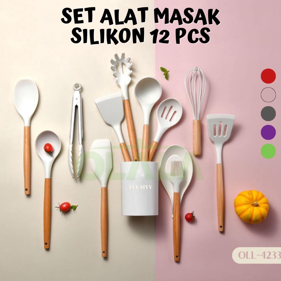 Interesting COOKING EQUIPMENT SET COOKING EQUIPMENT 12IN1 SET SILICONE ...