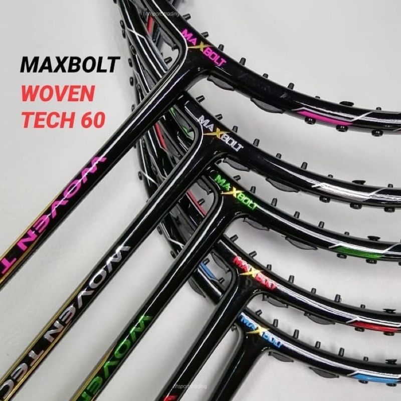 Maxbolt Woven Tech 60 Badminton Racket Original | Shopee Philippines