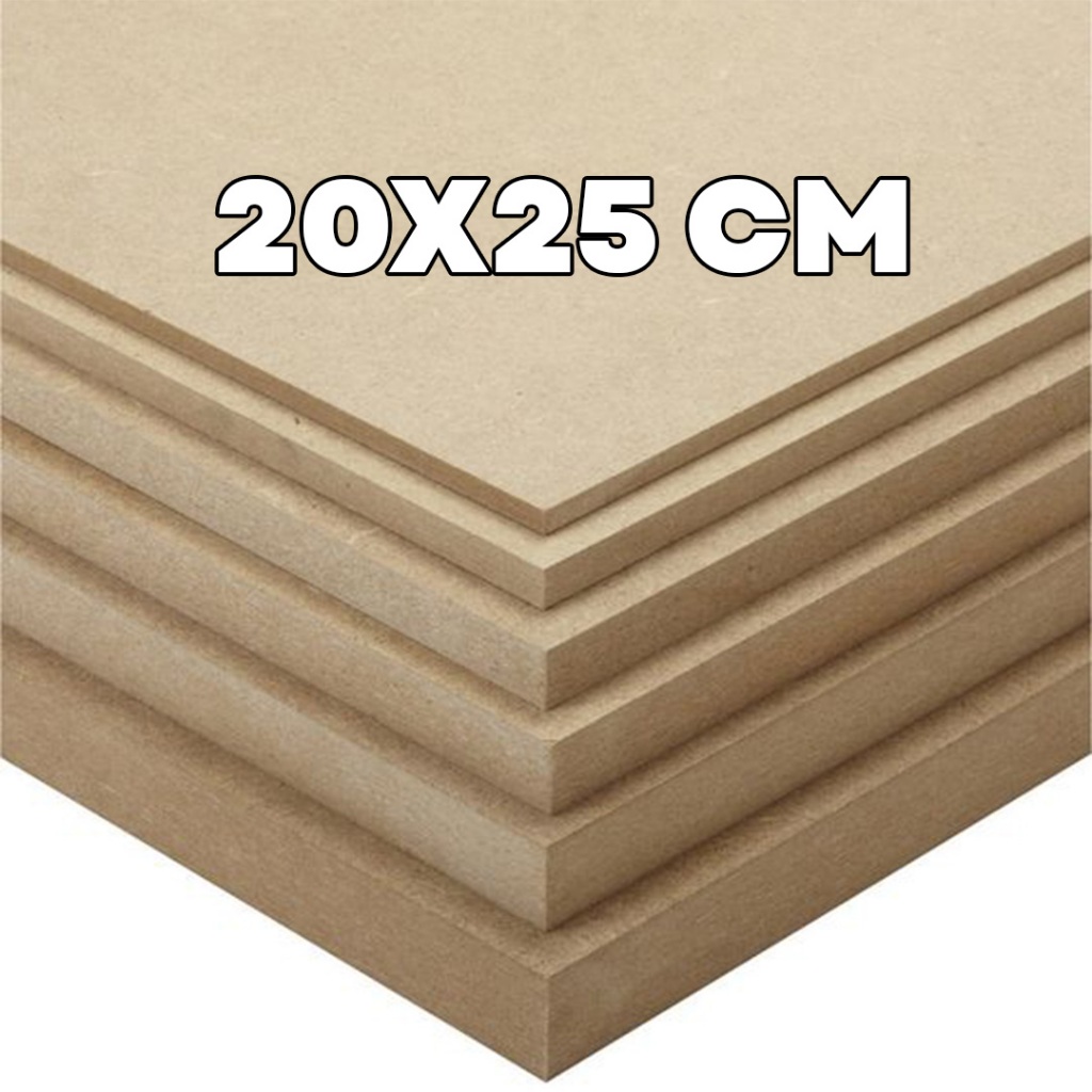 Mdf Board 20x25 cm Thickness 6mm Wall Decoration Display | Shopee ...