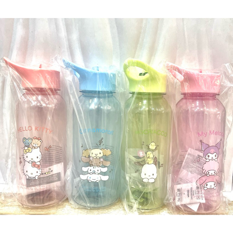 Miniso Bali Sanrio characters Insulated Bottle Hello Kitty Plastic ...