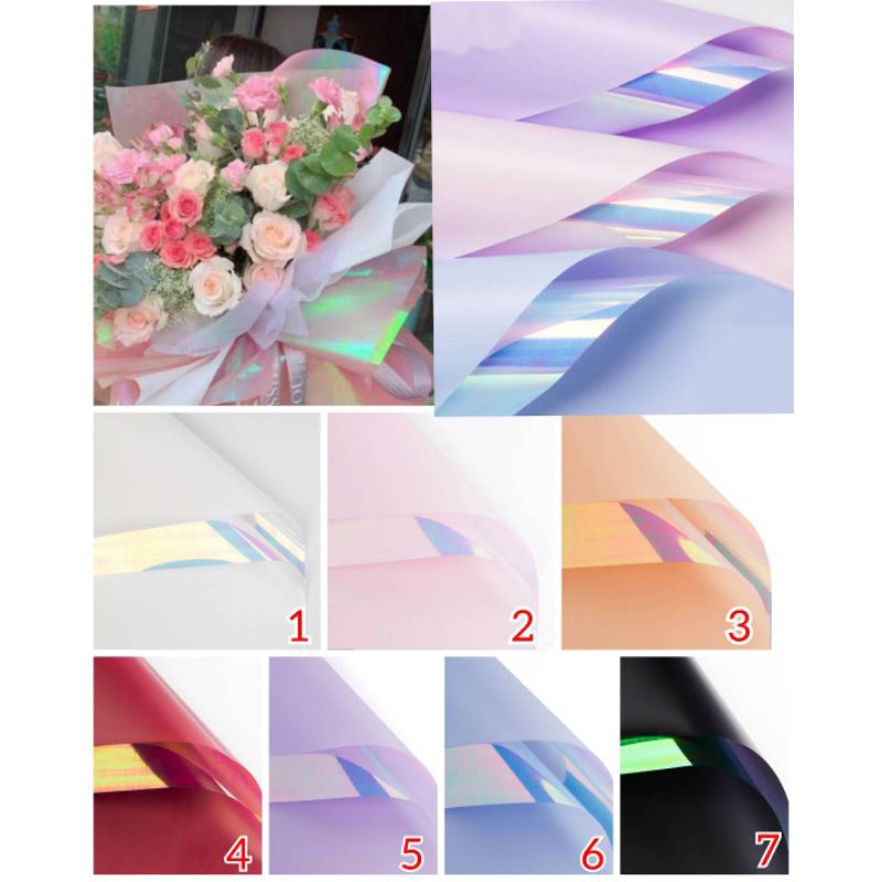 Cellophane waterproof holographic transparent part 3 Rainbow Hologram