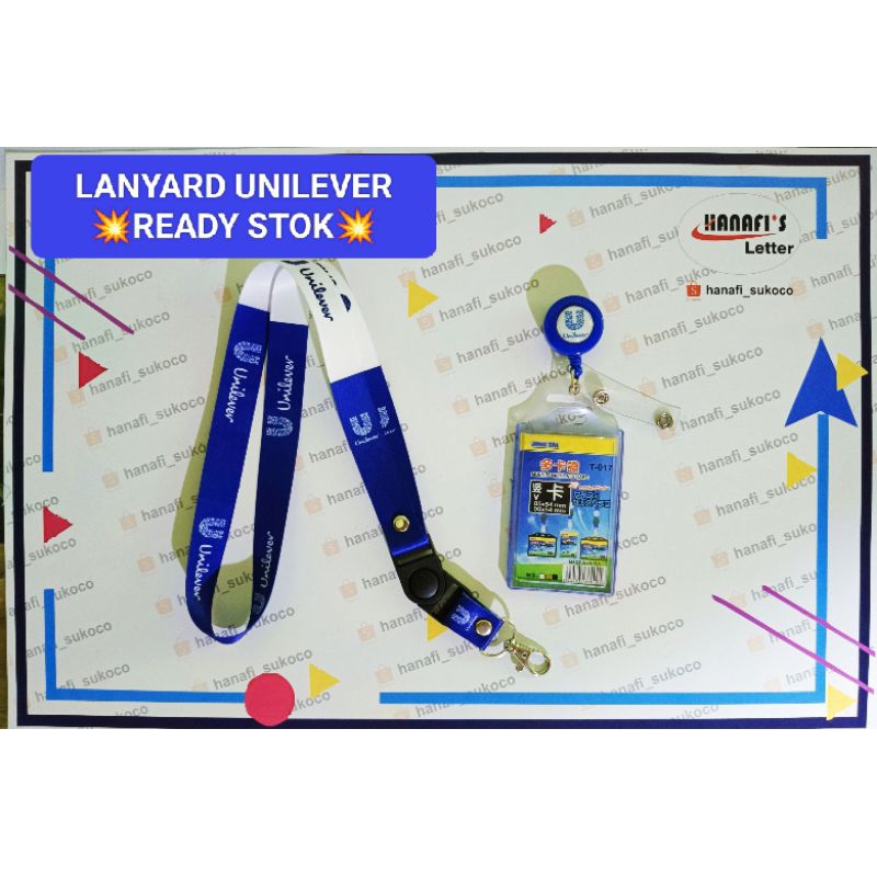 Unilever LANYARD PRINTING unilever id card Strap Unit | Shopee Philippines