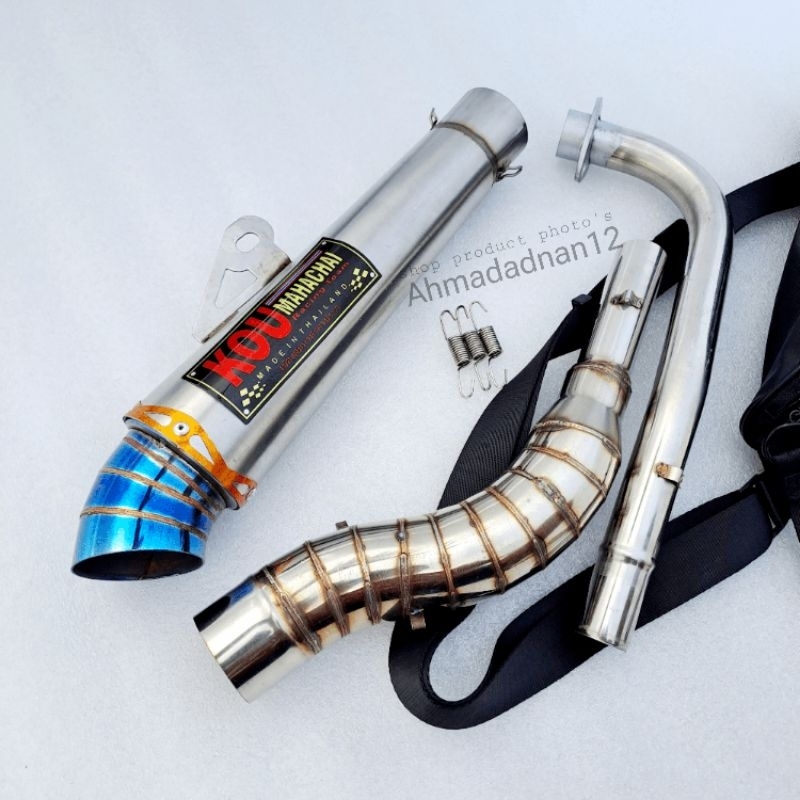 Kou pipe daeng conical open spec pipe xrm 125 110 100 smash wave fury ...