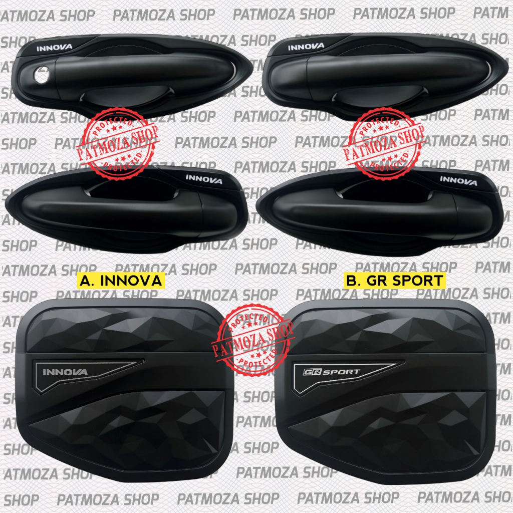ALL NEW INNOVA REBORN 2016 UP COVER HANDLE & OUTER + TANK COVER PREMIUM ...