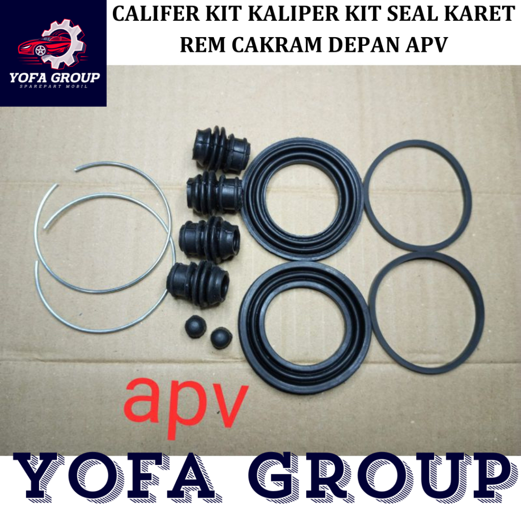 CALIFER KIT CALIPER KIT RUBBER SEAL FRONT DISC BRAKE APV CAR | Shopee ...