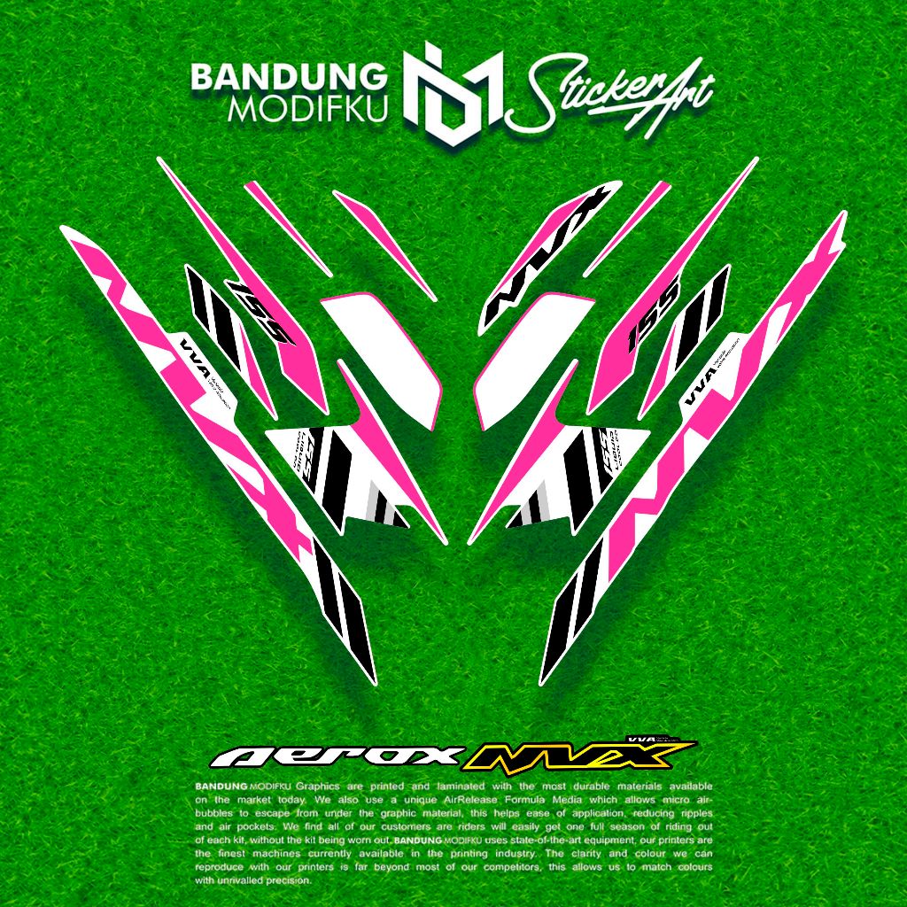 STRIPING AEROX 155 NEW CYBER CITY MOTIF 6 / BANDUNG MODIFKU / NVX ...