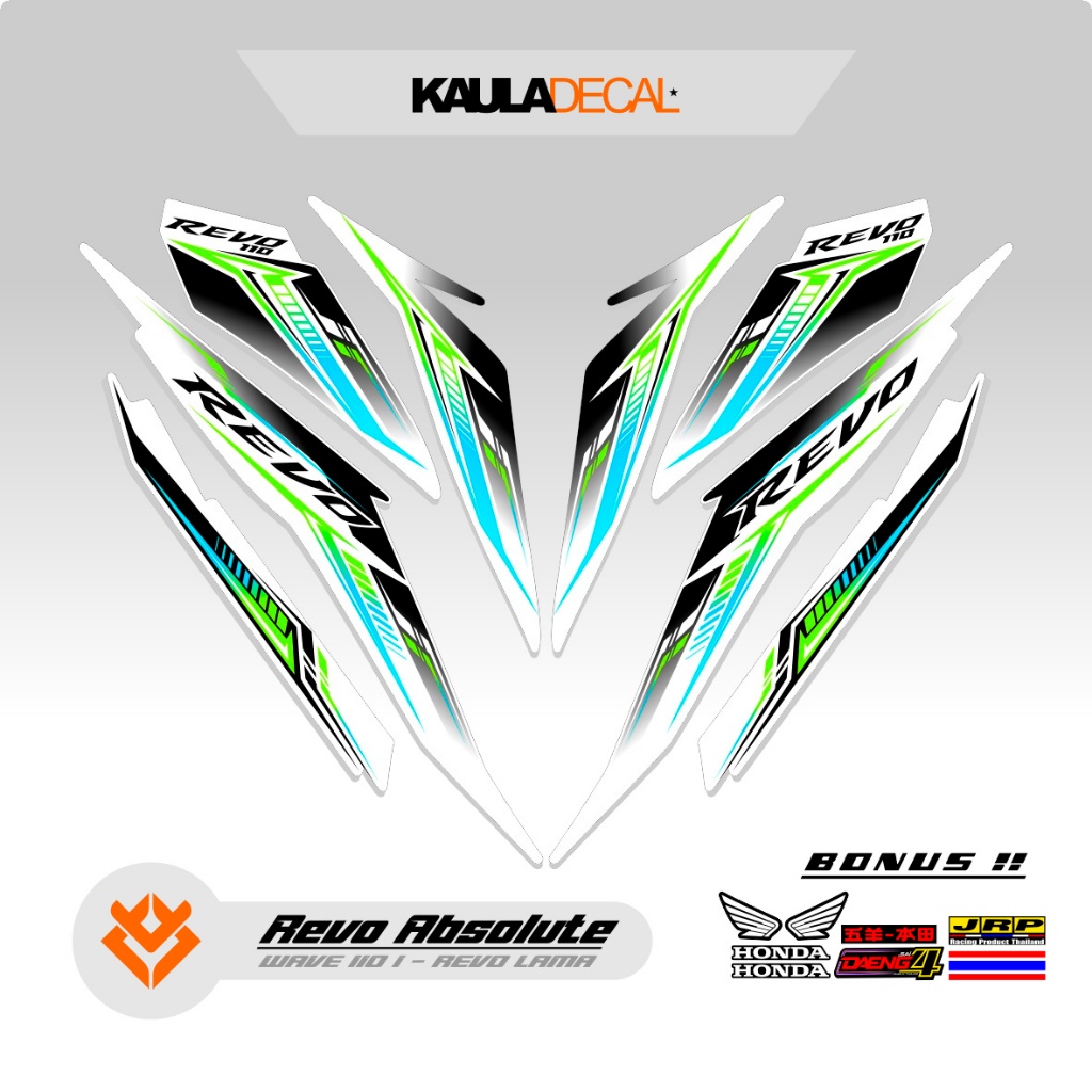 ABSOLUTE REVO 110 CW STRIPING MOTIF 65 ABSOLUT REVO 110 STICKER/ REVO ...