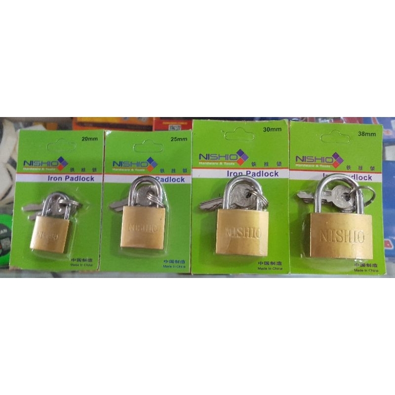Stainless steel padlocks measuring 20mm, 25mm, 30mm 38mm | Shopee ...