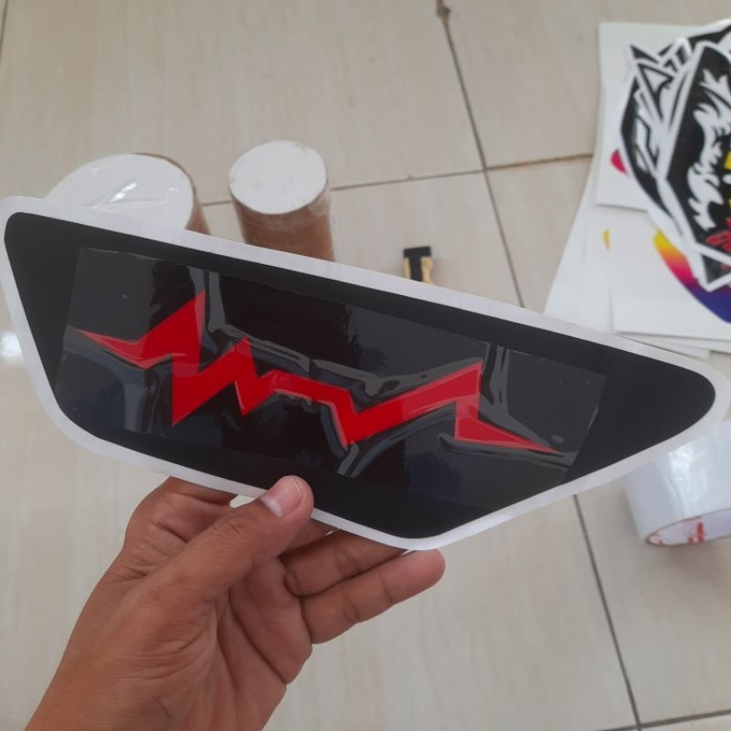 MATA Left side vario eye picek light sticker | Left vario light ...
