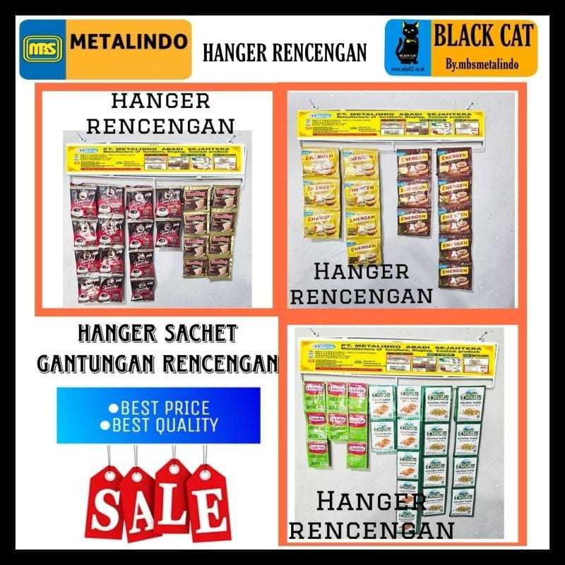 GANTUNGAN Mbs rencengan hanger, sachet rencengan snack hanger | Shopee ...