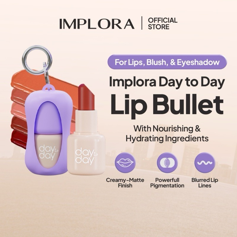Implora Day To Day Lip Bullet | Key Chain Lip Bullet Day To Day Series ...