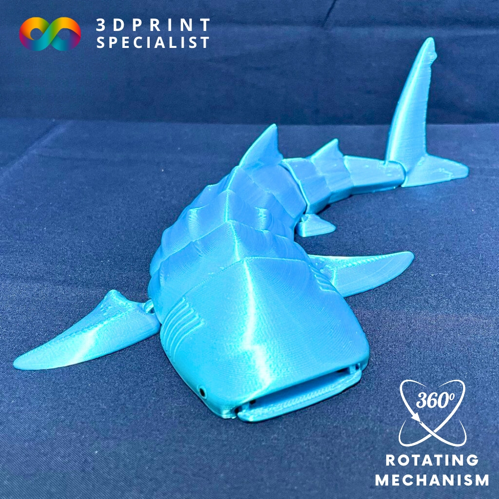 Articulated Whale Shark 2.0 Toy Articulated Flexible Whale Shark ...